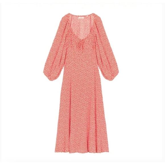 B51 DOEN Ortensia Midi Dress Dainty Floral XS Hillside Bloom Cottage Garden - Picture 4 of 12